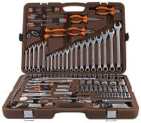 Универсальный набор инструмента 1/4", 3/8" и 1/2"DR Ombra OMT141S, 141 штука